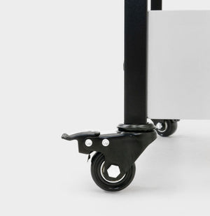 Polička na kosmetiku na kolečkách - BÍLÁ