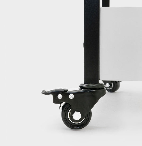 Polička na kosmetiku na kolečkách - BÍLÁ