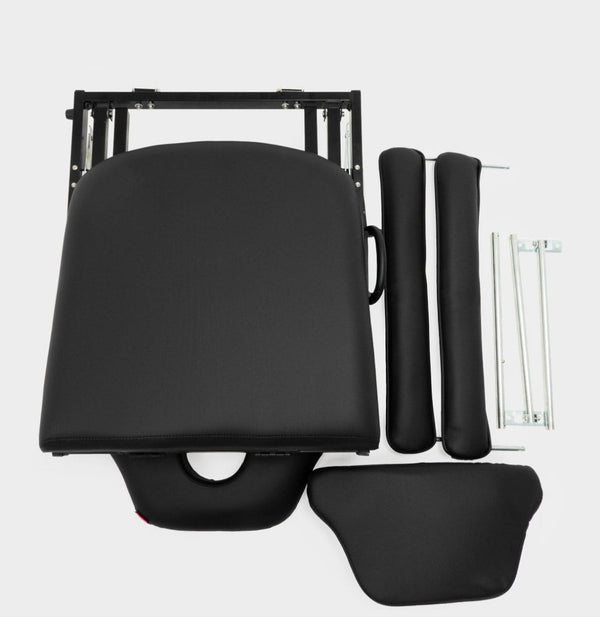 Fotel kosmetyczny składany leżanka do zabiegów - Czarny - Studio Bay