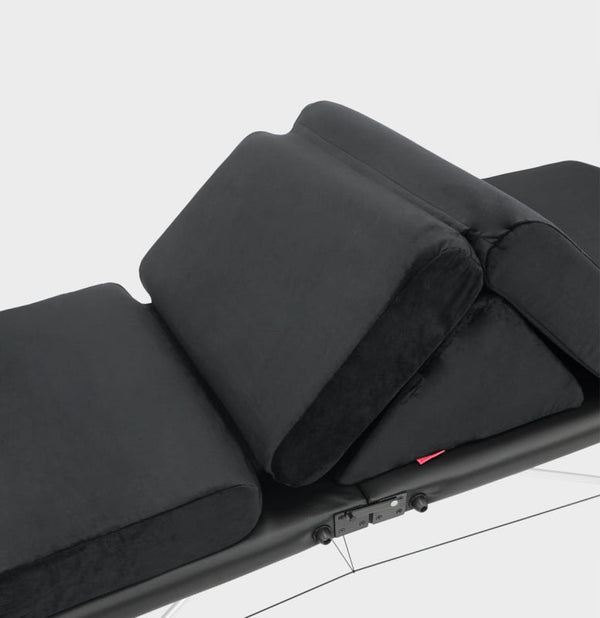 Klin poduszka kosmetyczna trójkąt pod nogi - Czarna - Studio Bay