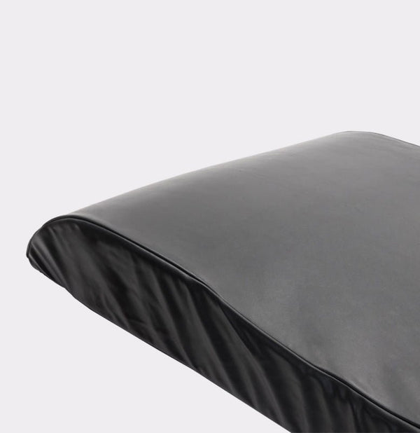 Poszewka z ekoskóry na materac coucou CLOUD 2.0 60 cm - Czarna - Studio Bay