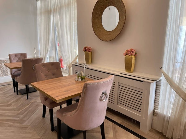 Regulowana osłona na grzejnik kaloryfer BIAŁA - Studio Bay