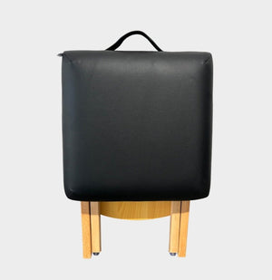 Taboret drewniany składany - Czarny - Studio Bay